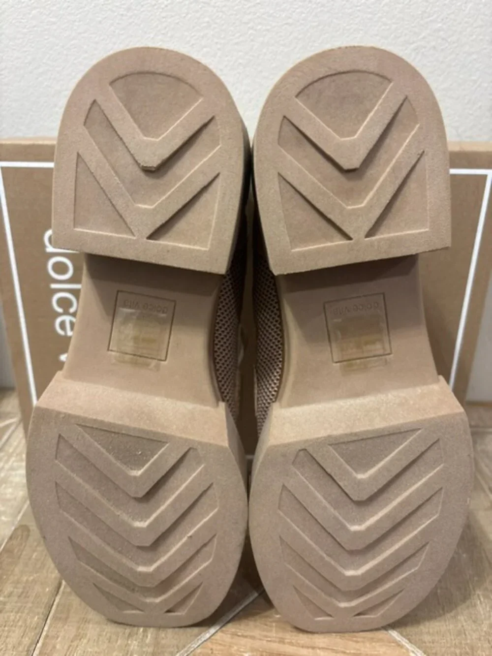 NEW Dolce Vita Sandey Platform Loafer Praline Mesh